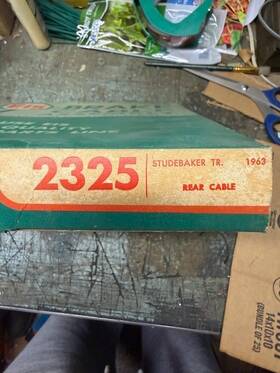 Eis 2325 Nos 1963 Studebaker Truck Rear Brake Cable 200 1/2 Inch 22 1/4 Conduit