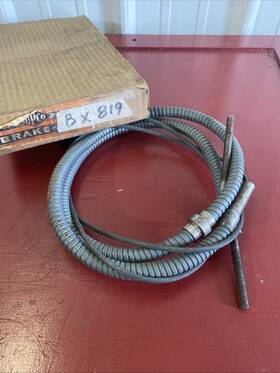 Bx819 Eis Brake Cable 1948 49 50 51 52 Ford 1/2 Ton Truck F-1 Hand Lever 102 Inch