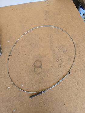 Bx966 Eis New 1955-1959 Chevrolet Gmc Pickup Truck Lwb Front Parking E-brake Cable