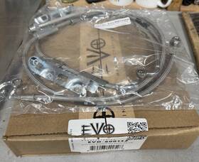 Evo-600132 Evo Jeep Jl Stainless Braided Brake Line