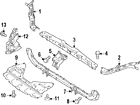 F2512-4bamb Nissan Genuine Oem Upper Tie Bar