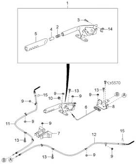 0k30a-44150d Factory/oem Front Parking Cable For 2001-2005 Kia Rio