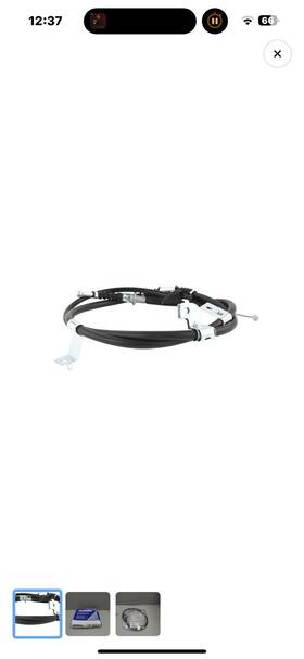 Febest04100-garh Febest 04100-garh Parking Brake Cable Right Oem 1609905380