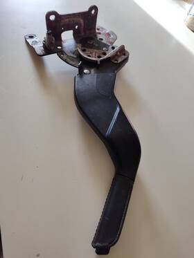 9r3z-2780-a Ford Leather Handle Parking Brake Assembly With Front Cable Gt500 2007-2009
