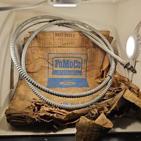 B9tt-2853-l Ford Nos Oem Genuine Emergency Brake Cable 1957-1960 F-100 F-250