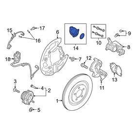 L1mz2b712c Ford Oe For Explorer 2020-2025 Rear Parking Brake Actuator