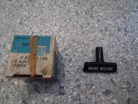 3960789 General Motors 64-72 Chevrolet Pass Chevelle Camaro Front Parking Brake Handle-gm #3960789 Nos