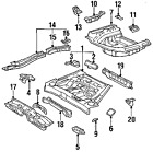 5765433010 Genuine Toyotalexus Crossmember Oem