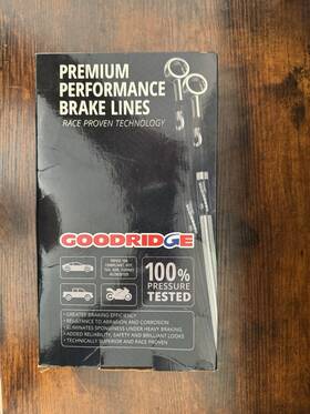 12365 Goodridge For 15-18 Ford Mustang Gt350/gt350r Ss Brake Line Kit