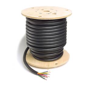 82-5606 Grote Trailer Cable Pvc 7 Cond 6/12 And 1/10 Ga 100ft Spool