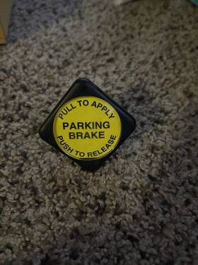 12509 Haldex Parking Brake Control Knob