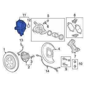 13542859 Honda Oe Rear Parking Brake Actuator