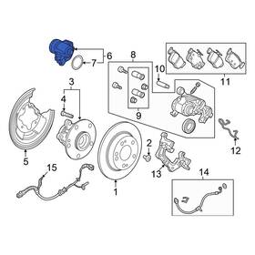 43021tbaa03 Honda Oe For Accord 2018-2022 Rear Left Parking Brake Actuator
