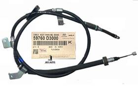 59760-d3000 Hyundai 59760 D3000 Genuine Parking Brake Cable Rear Left For 2016-2021 Tucson