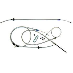 Bsa6701 Inline Tube Parking Brake Cable Kit Complete Without Intermediate 1967-71 Dart Valiant Oe Steel