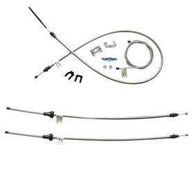 Bsb6301 Inline Tube Parking Brake Cable Kit Complete B-body 1963-65 Dodge Polara Coronet Oe Steel