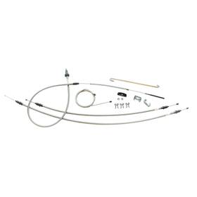 Bsc6901 Inline Tube Parking Brake Cable Kit Complete Jl8 4 Wheel Disc 1969 Chevrolet Camaro Oe Steel