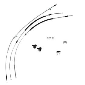 Bsc7501 Inline Tube Parking Brake Cable Kit Complete With Hardware 1975-81 Camaro Firebird Oe Steel