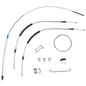Bsh6802 Inline Tube Parking Brake Cable Kit Complete Th400 1987-72 Chevelle 1970-72 Monte Carlo Oe