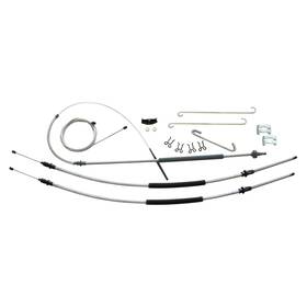 Bso7302 Inline Tube 1973 1974 1975 1976 1977 Pontiac Lemans Parking Brake Cable Set T400 Oe Steel