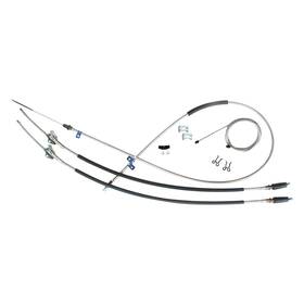 Bst6708 Inline Tube Parking Brake Cable Kit Long Bed Leaf Rear Powerglide 1966-68 C10 C15 Oe Steel