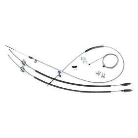 Bst6711 Inline Tube Parking Brake Cable Kit Complete Th350 Leaf Rear Long Bed 1966-68 C20 C25 Oe