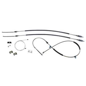 Bst6742 Inline Tube Parking Brake Cable Kit Complete Long Bed 1967-68 K10 K15 K1500 Oe Steel