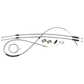 Bst6901 Inline Tube 1969 1970 Chevy Truck 1/2 2wd Coil Shortbed Brake Cable Set Man Pg T350 Steel