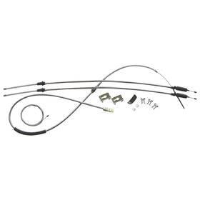 Bst6903 Inline Tube 1971 1972 Chevy Truck 1/2 2wd Coil Shortbed Brake Cable Set T400 Steel