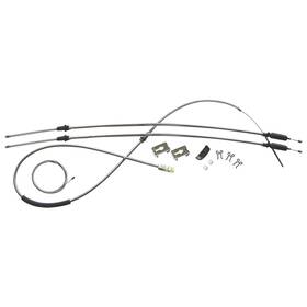 Bst6904 Inline Tube 1969 1970 Chevy Truck 1/2 2wd Coil Longbed Brake Cable Set T400 Steel
