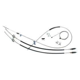 Bst6909 Inline Tube Parking Brake Cable Kit Complete Long Bed Leaf Rear Th350 1969-72 C10 C15 Oe