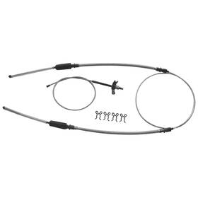Bsv6501 Inline Tube Parking Brake Cable Kit With Hardware 1967-79 Chevrolet Corvette Oe Steel