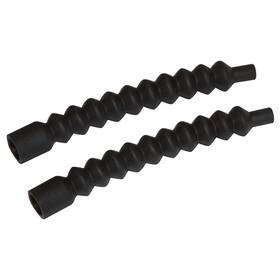 Ec0028a Inline Tube 1973-87 Gm Truck And Car 1980-81 Corvette Long Ribbed Rubber Dust Boot 2pc