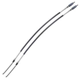 Re4163 Inline Tube 1969 1970 1971 1972 Chevy Truck 1/2 4wd Rear Parking Brake Cable Pair Oe Steel