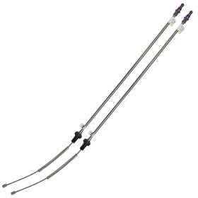 Re564 Inline Tube 1972-74 Dodge Dart Valiant A-body Rear Parking Brake Emergency Cable Pair Oe