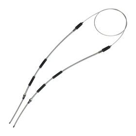 Inline Tube Re901 Rear Parking Brake Cable Loops To Both Wheels 1955-57 Chevrolet Bel Air 210 Oe
