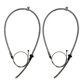 Ret6301 Inline Tube Parking Brake Cable Rear Pair 2wd Long Bed 1964 Ford F100 Oe Steel 2pc