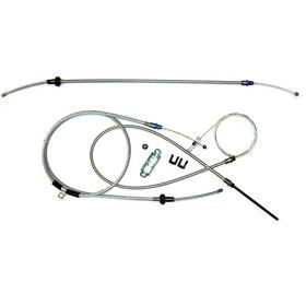 Sbsa6701 Inline Tube Parking Brake Cable Kit Complete Without Intermediate 1967-71 Dart Valiant Stainless