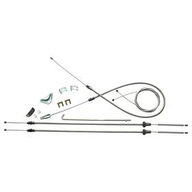 Sbsa6702 Inline Tube Parking Brake Cable Kit Complete With Intermediate 1972-74 Dart Valiant