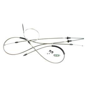 Sbsc6501 Inline Tube 65-66 Fury Mopar Full C-body Emergency Parking Brake Cable Set Kit Ss Bsc6501