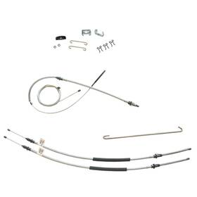 Inline Tube Sbsg6803 Parking Brake Cable Kit Complete 4 Speed Man 1968-72 Lemans Grand Prix Stainless