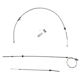 Sbsh7004 Inline Tube Parking Brake Cable Kit Without Intermediate 1970-74 Challenger Stainless