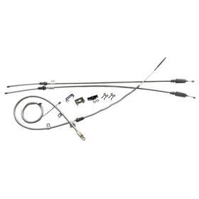 Sbst6702 Inline Tube Parking Brake Cable Kit Complete Long Bed Coil Rear Th350 1966-68 C10 C15 Ss