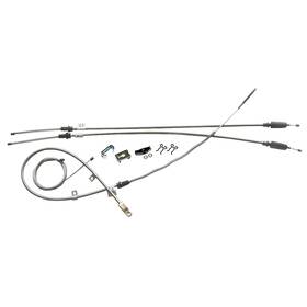 Sbst6703 Inline Tube 1967 1968 Chevy Truck 1/2 2wd Coil Shortbed Brake Cable Set T400 Stainless