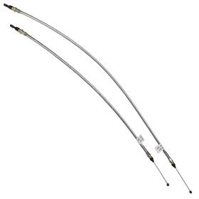Sre41112 Inline Tube Parking Brake Cable Rear Pair Jl8 4 Wheel Disc 1969 Chevrolet Camaro Stainless