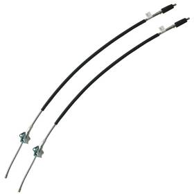 Sre4166 Inline Tube 1967 1968 Chevy Truck 3/4 4wd Rear Parking Brake Cable Pair Stainless