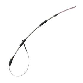 Sre491 Inline Tube Parking Brake Cable Rear Emergency 1956-62 Chevrolet Corvette Stainless 1pc