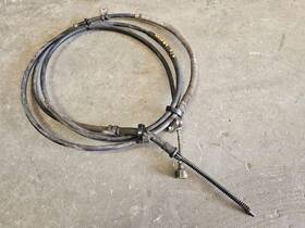547.xxxx01 Isuzu Used 2001 Npr Gas 5.7 Parking Brake Cable From Cab To Trans Drum Ship