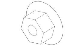 13396-06001 Kia Genuine Fender Nut