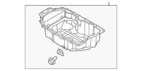 21510-2s200 Kia Genuine Oil Pan
